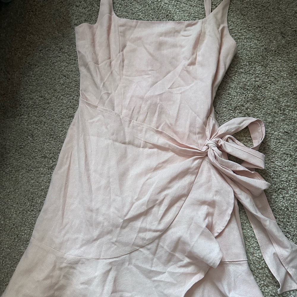 Princess Polly Blush pink Asymmetrical Dress size 6